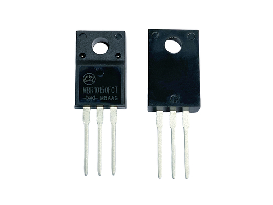 10A 150V MBR10150FCT 高周波スイッチングおよびオンボードDC/DCコンバーターのための手頃な価格のショットキーバリアダイオード