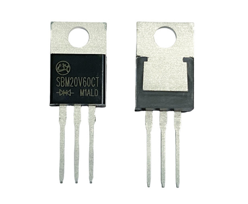 スイッチングスピード LED照明のための低VFショットキーダイオード SBM20V60CT ROHS