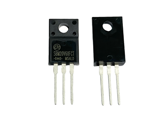 20V600A 高電流低 VF スコットキーダイオード LED照明用 SBM20V60FCT TO-220F